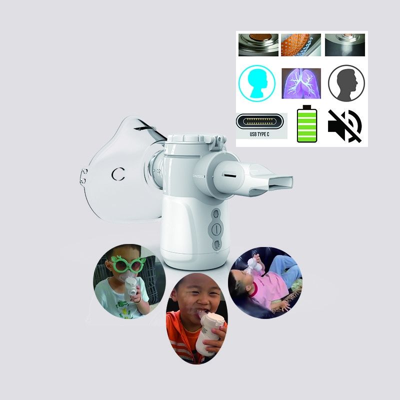 2.0 - 3.2μM At Home Nebulizer Draagbare Inhalatie van de Machine de Medische Hoest voor Jonge geitjes