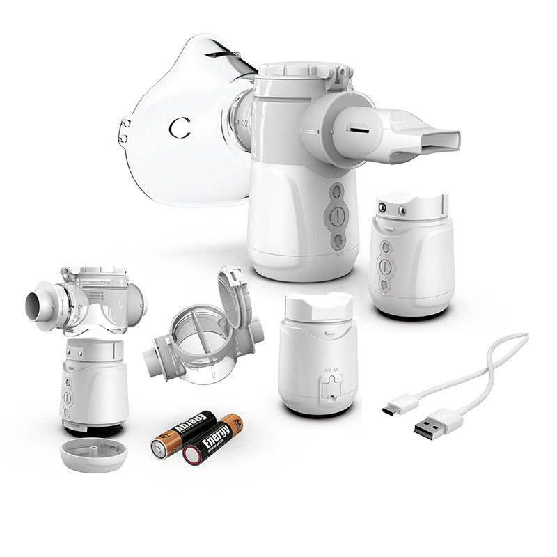 Nieuwe batterij Medische Mute Mini Free Breath Mask Hoest Copd Nebulizer Machine Volwassen Kinderen Gezondheidszorg Inhalator Mesh Nebulizer