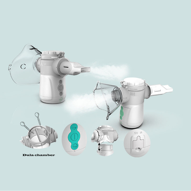 Nieuwe batterij Medische Mute Mini Free Breath Mask Hoest Copd Nebulizer Machine Volwassen Kinderen Gezondheidszorg Inhalator Mesh Nebulizer
