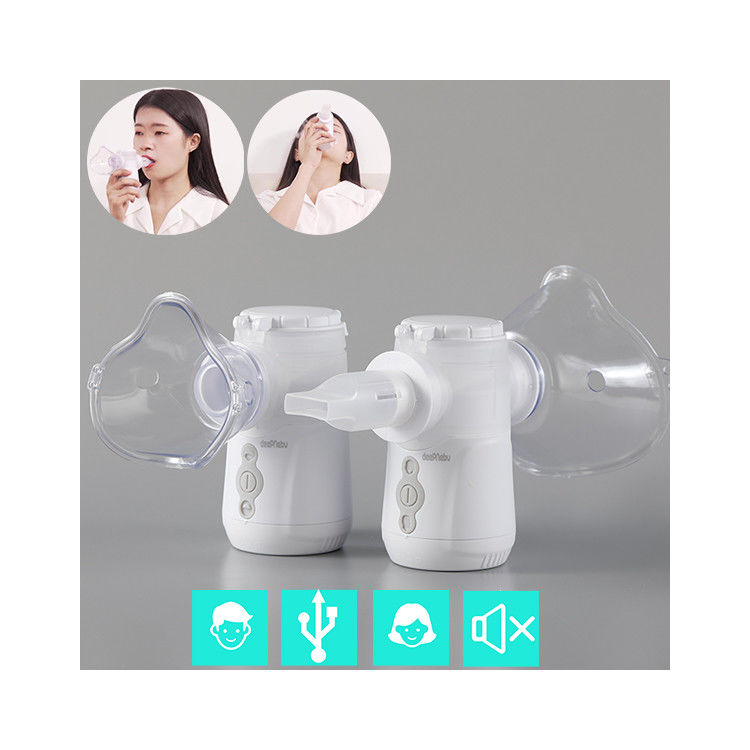 Hoest astmatische bronchitis Volwassenen kinderen Nebulizer Inhalator DC USB batterij Draagbare Mesh Nebulizer