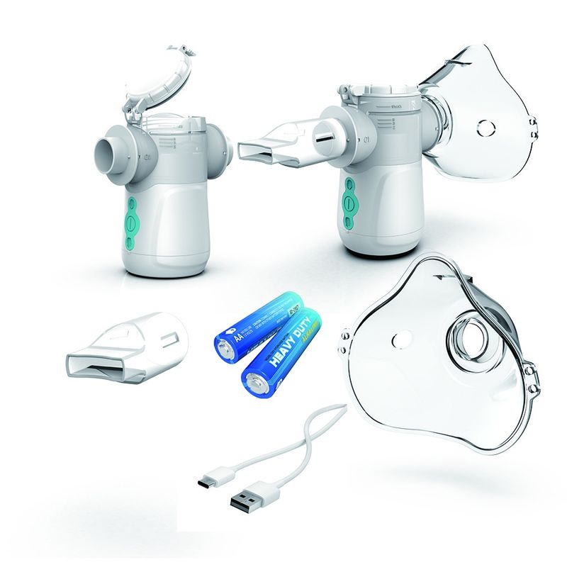 Naal 2022 Warme baby's Mute Hoest Nebulizer Machine Volwassenen Kinderen Mesh Membraan Aspirator Koude Draagbare Mesh Nebulizer