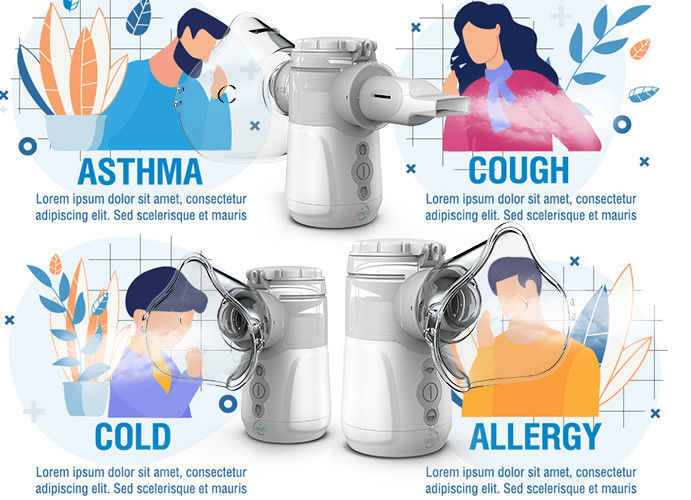 Kinderen Mute Nebulizer Volwassenen Vibrerende baby's thuis hoesten verkoudheid Inhalator 2022 heetste Draagbare Medische Mesh Nebulizer