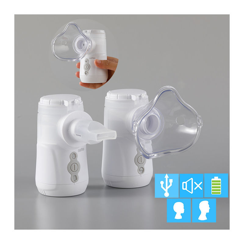 Draagbare de Machine van Huisnebuliser Ademhalingsbehandeling Dubbele - kanaal 2.2μm - 3.6μm
