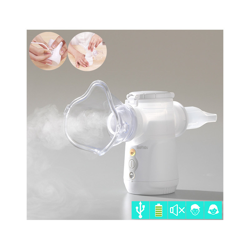 Handbediend Astma Mesh Nebulizer Adjustable Rate 1.54.7μm Verstuiver bij het Ziekenhuis