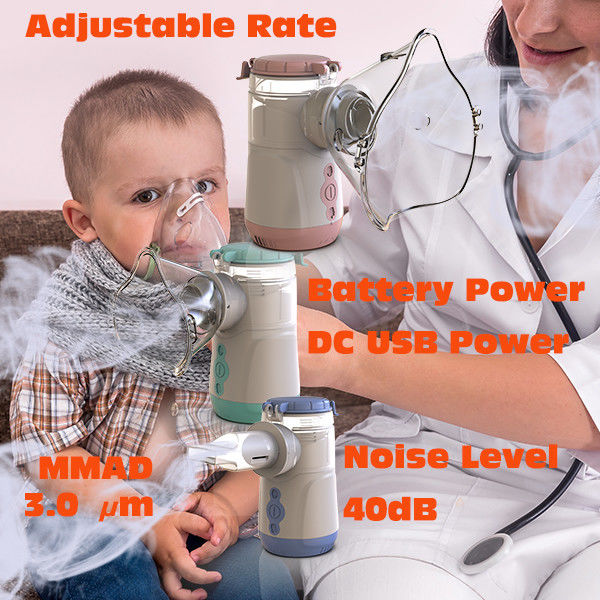 Medische nettenvervuilmachine voor kinderen met USB-type-c en alkalische batterijen