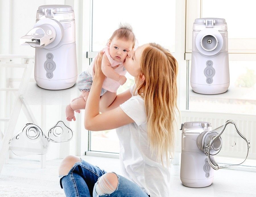 USB Type C accu mesh nebulizer verstelbare modus voor kinderen en volwassenen