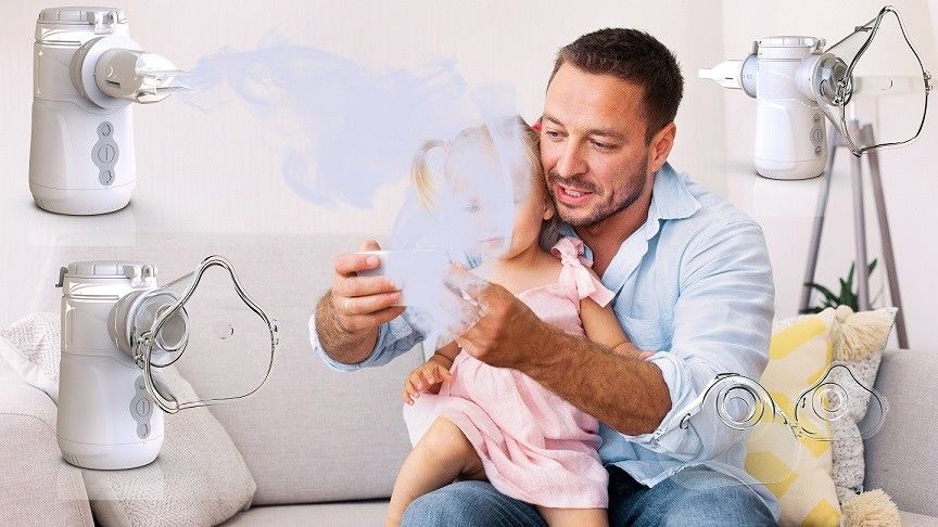 2.0-3.3μm verstelbare netverneveler voor kinderen en volwassenen voor gerichte longlevering