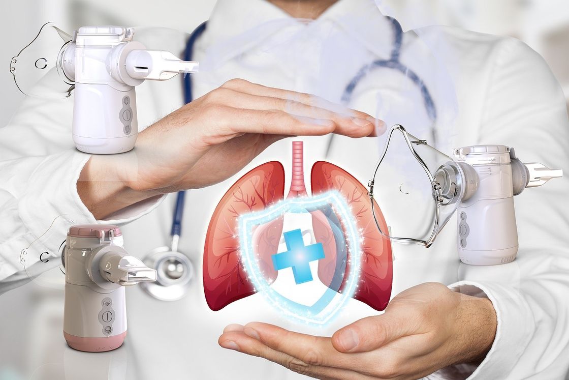 Stil USB of Battery Power Mesh Nebulizer Machine voor kinderen of volwassenen