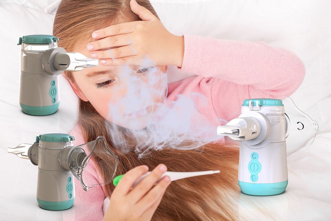 Vibrating Mesh Nebulizer Particle Size 1-5μm Medisch en draagbaar