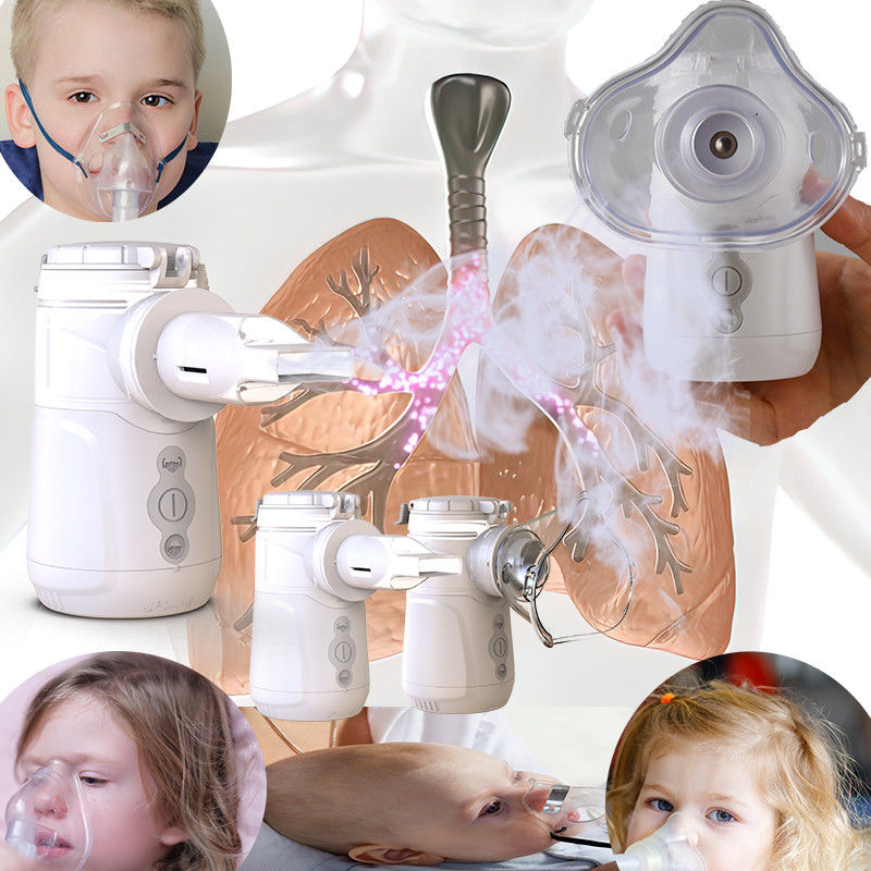 ≤ 3,2 μm Deeltjesgrootte Laag geluid Mesh Inhalator met fijndeeltjes atomisatie snelheid ≥ 0,3 ml/min en stroomverbruik van 1,5 W
