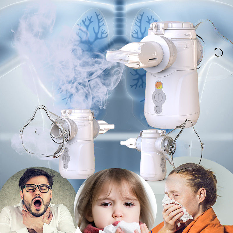 ≤ 3,2 μm Deeltjesgrootte Laag geluid Mesh Inhalator met fijndeeltjes atomisatie snelheid ≥ 0,3 ml/min en stroomverbruik van 1,5 W